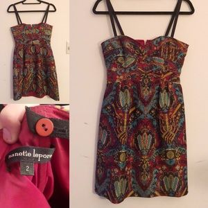 Nanette Lepore Dress - strapless OR with straps.